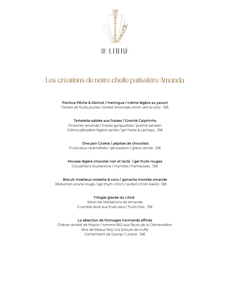 menu extérieur 190726- desserts